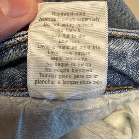 Judy Blue distressed denim shorts, size XL, gently used condition - Picture 5 of 10